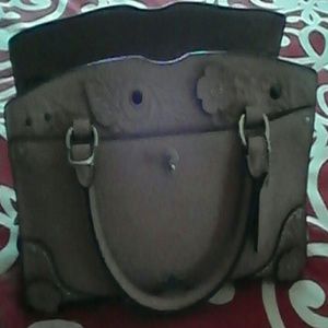 Coach mercer 24 tea rose tooling dusty rose